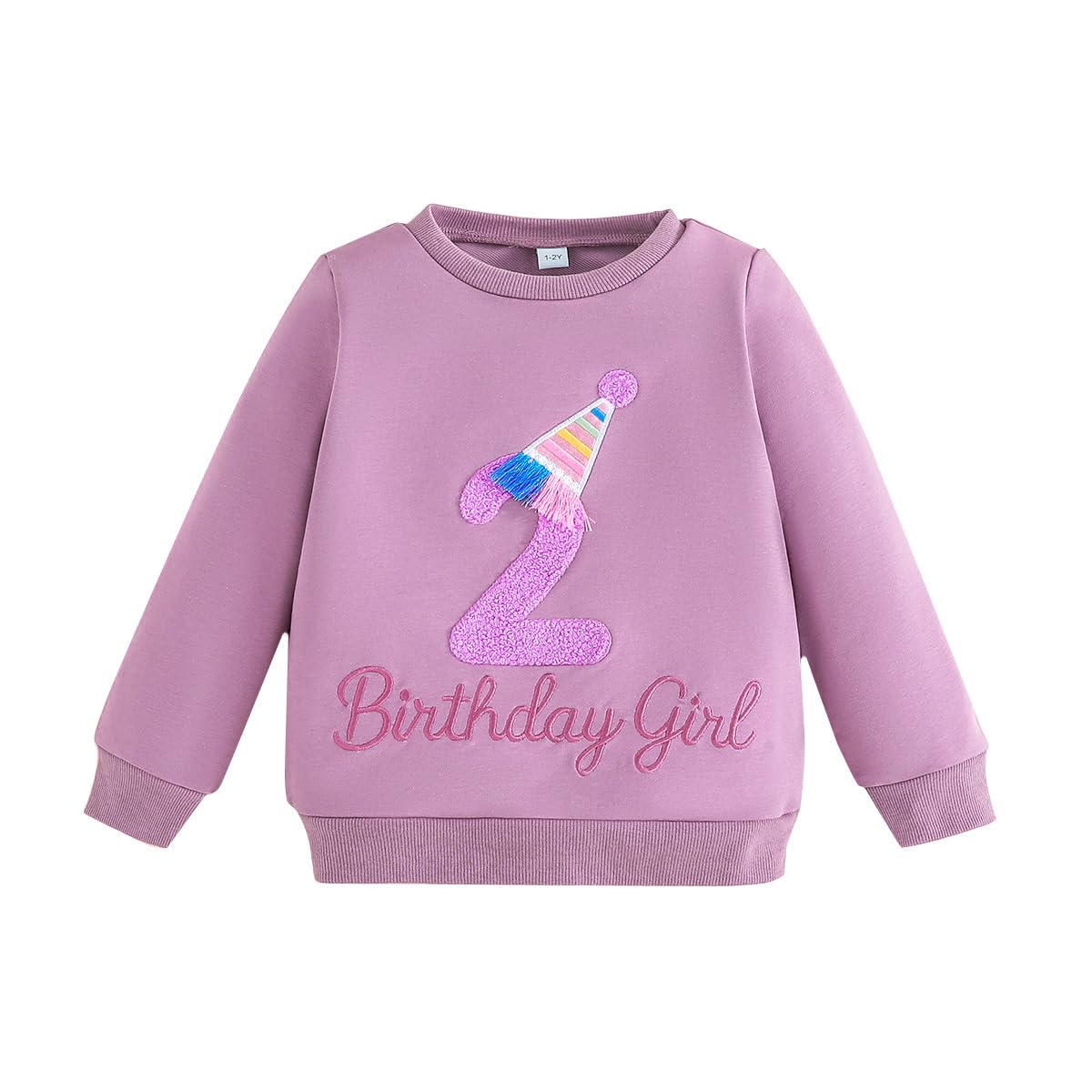 Felpa di compleanno per bambine, per bambini, abbigliamento a T Shirt da ricamo, maglione per bambini, regalo di compleanno