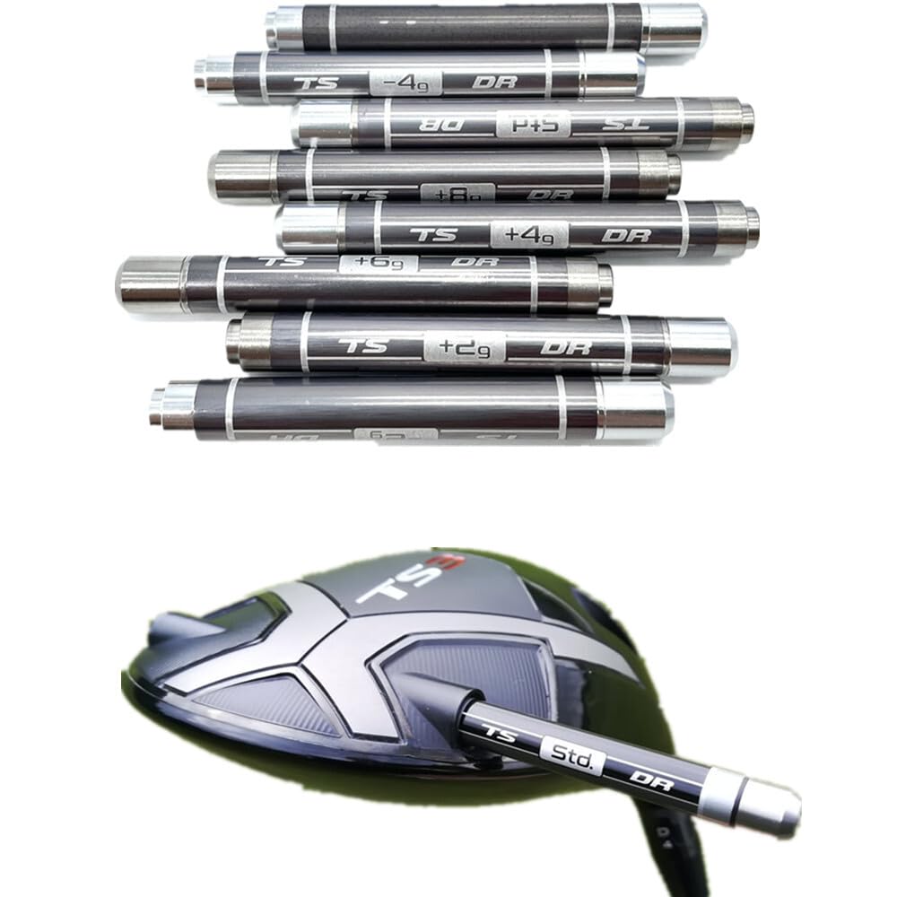Compatible with Titleist TS3 Driver 460cc Golf Club Weights -6g,-4g,-2g,STD,+2g,+4g,+6g,+8g (1pcs * +6(17g))