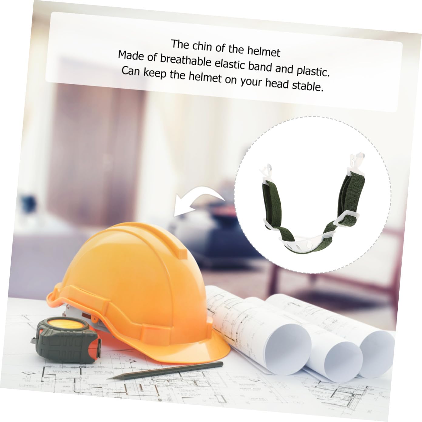 Luxshiny 10piezas Correa Ajustable Para Casco De Seguridad De Correa De Barbilla Elástica Para Casco De Construcción Fácil Instalación y Uso Fashion