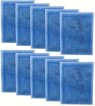 Aquarium Filter Cartridge,Compatible for Aqua-Tech 10-20 Power Filters, Replacement for AquaTech EZ-Change #2 Fish Tank Power Filter Cartridge Replacement 10 Pack