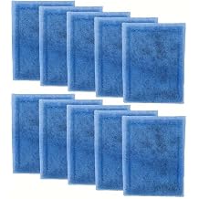 Aquarium Filter Cartridge,Compatible for Aqua-Tech 10-20 Power Filters, Replacement for AquaTech EZ-Change #2 Fish Tank Power Filter Cartridge Replacement 10 Pack