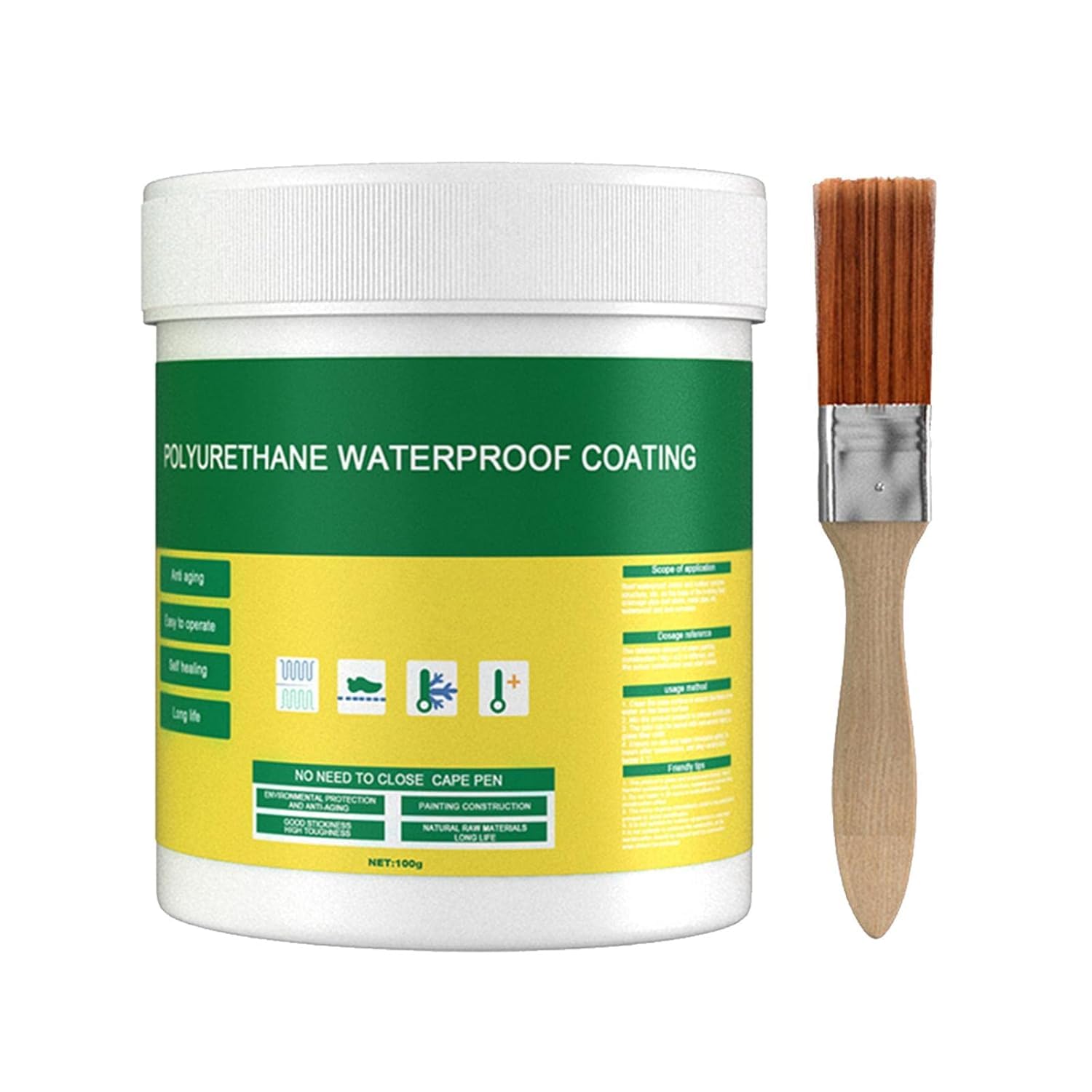 Crack Seal Glue 300gm with Brush Transparent Waterproof Glue for Roof Leakage Crack Seal Agent Water Proof Glue Transparent Glue Waterproofing for Pipe Wall Tiles (Brush Free) (B0D983BR15) Amazon Price History, Amazon Price Tracker