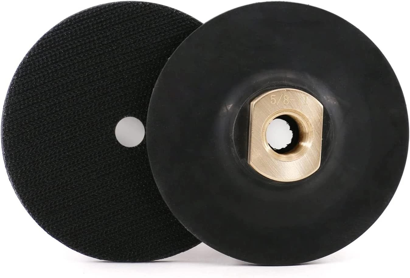 Stone Polishing Kit 4 Inch Pads + Flexible Backer 5/8-11 Grinder