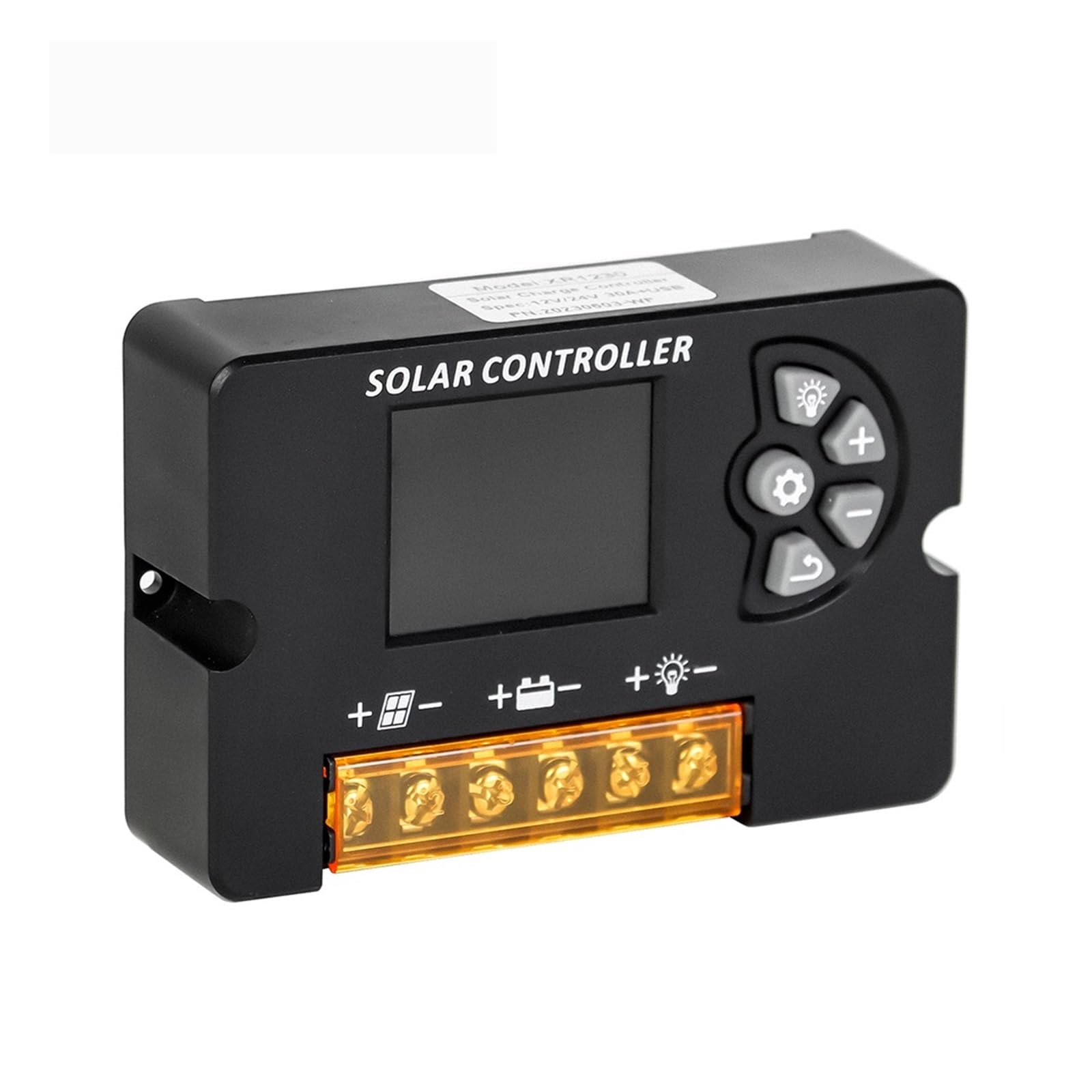 CUDTAPI 10A 20A 30A Solar Charge Controller 12V 24V 48V Solar Panel PV Controller(20A)