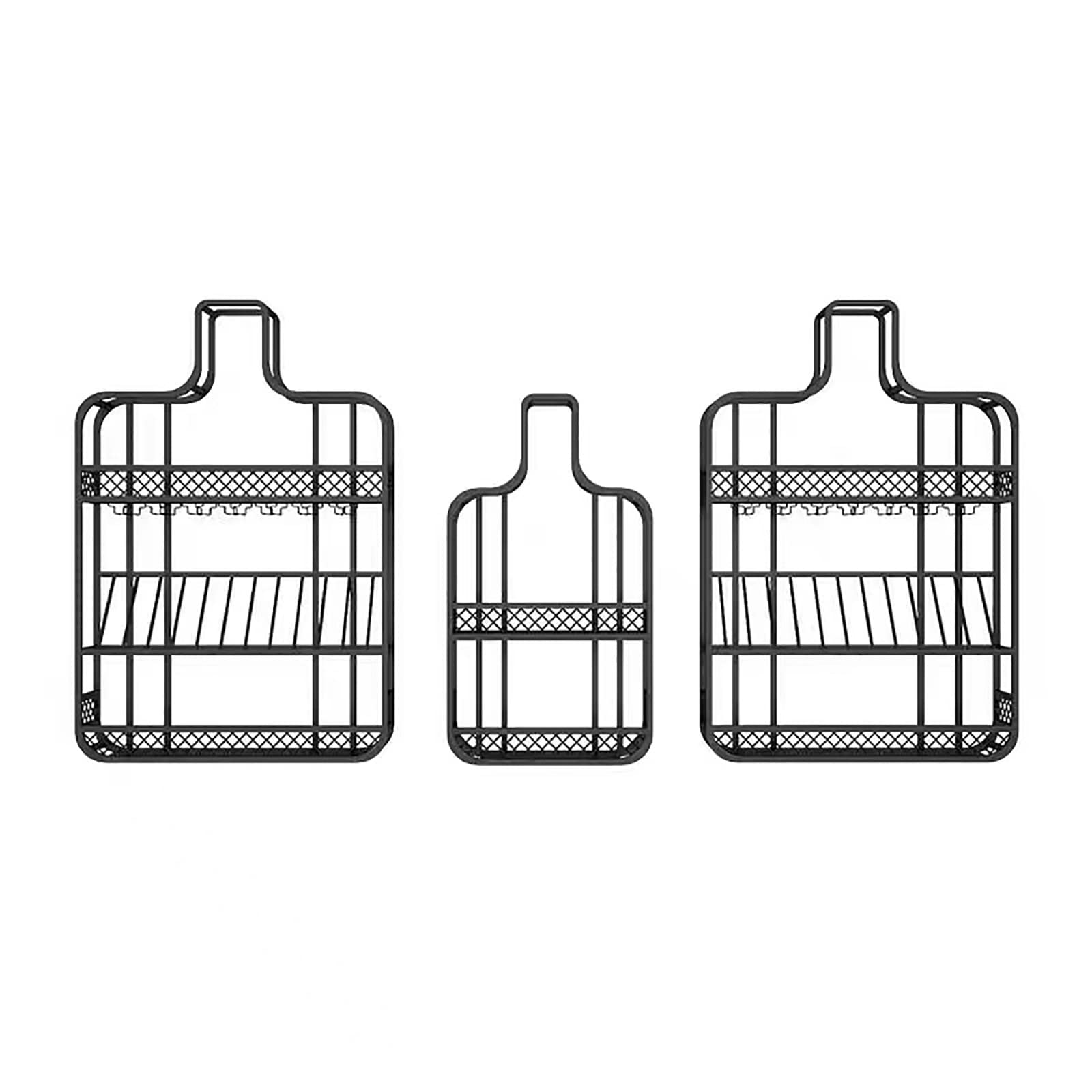 Supports à verres à pied suspendus et étagère de bar pour ranger son vin