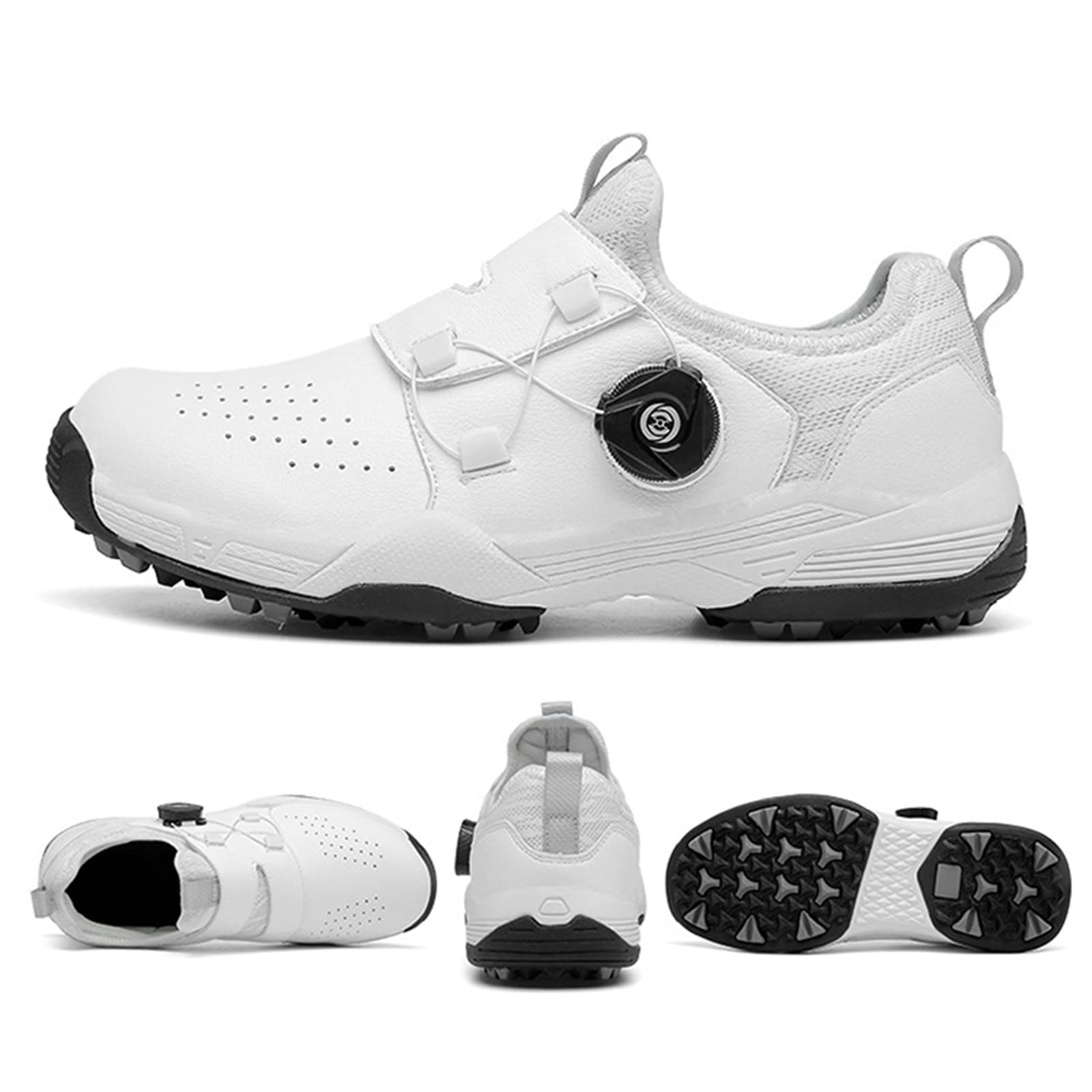 Scarpe da Golf da Donna Scarpe da Ginnastica da Viaggio Estive Senza Punte Girevoli A Rete Chiusa Traspiranti Leggere