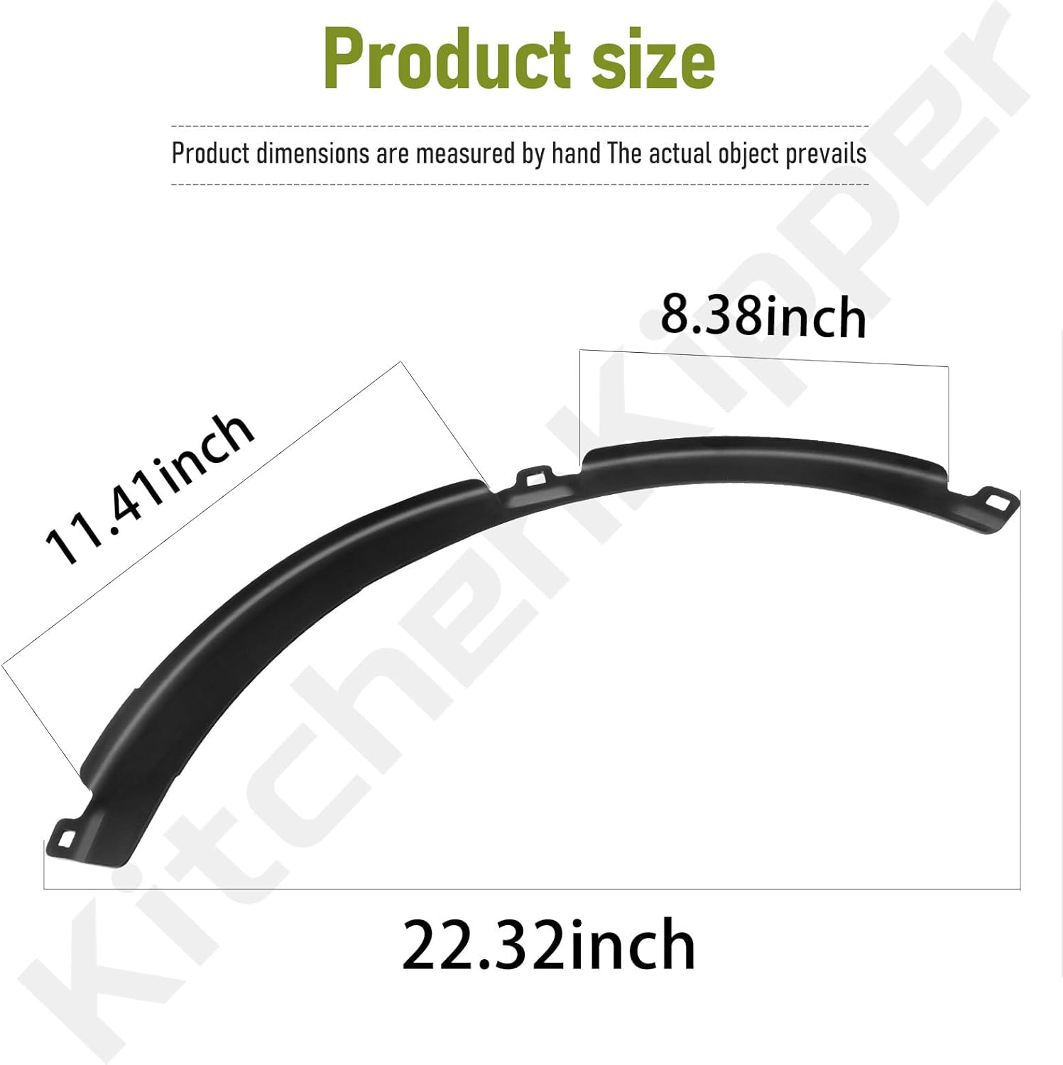 KitchenKipper 532403150 Baffle Front RH Compatible with Husqvarna 2146XLS, 2246LS, 2346XLS, EZ4220, EZ4220BF, EZ4624 Lawn Tractor, Replaces 531170701