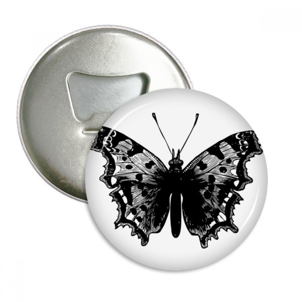 Aimant frigo décapsuleur papillon noir pour vos soirées et décoration cuisine