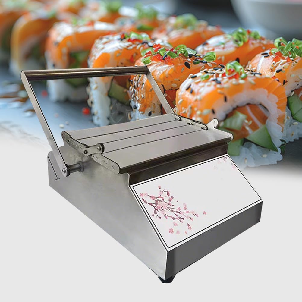 Manual Square Sushi Rolling Machine, DIY Sushi Roller Machine, Rapid Prototyping, Rice Ball and Seaweed Rice Wrapping Machine, for Restaurants, Snack Bar
