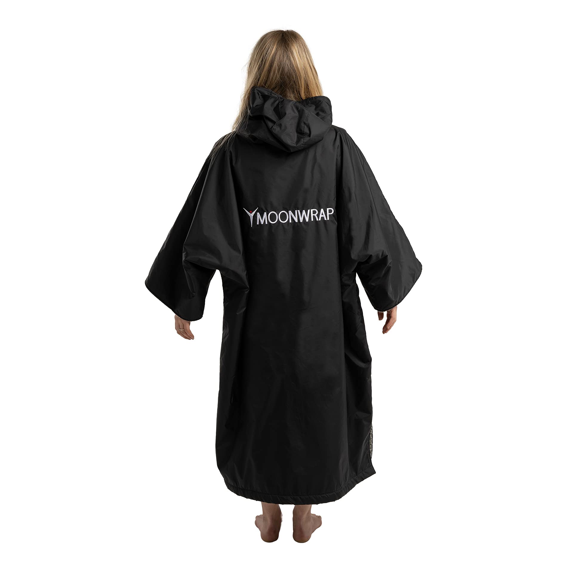 Frostfire Moonwrap - Adult Unisex Changing Robe with Fleece Lining - Waterproof Windproof Oversized Coat