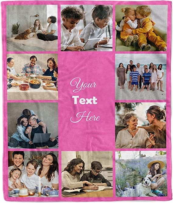 Taka Deal Customized Photo Blanket Collage Blanket with