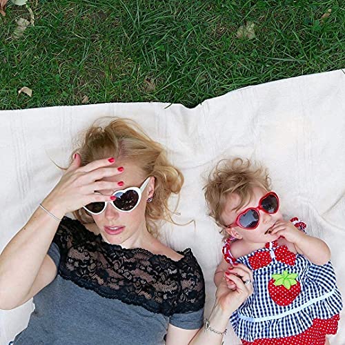 Heart Shaped Sunglasses for Women and Kids Girls, Mother and daughter Matching Style Sunglasses4