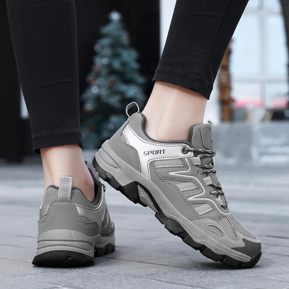 Wanderschuhe Herren Damen Wasserdicht Leicht Wanderstiefel Outdoorschuhe rutschfeste Kletterschuhe Wanderhalbschuhe Atmungsaktiv Trekking Hiking Schuhe (Was-A18, 43EU)