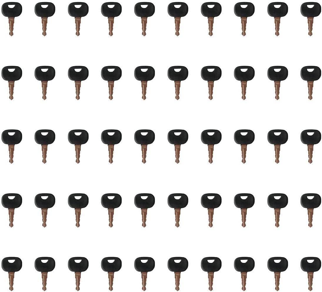 50pc Heavy Equipment Key 202 RE183935 Compatible with Compact Loader