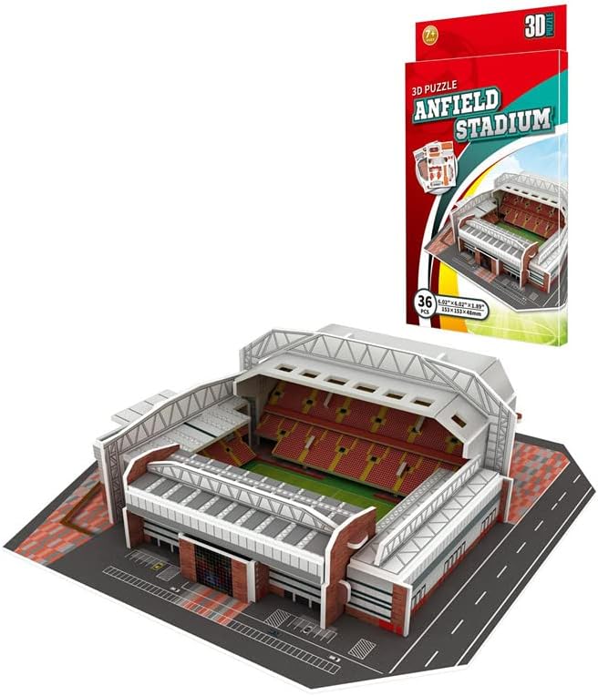 Rompecabezas de estadio de fútbol como regalo para niños Estadio de fútbol de fútbol modelo 3D DIY rompecabezas para niños Modelo de construcción