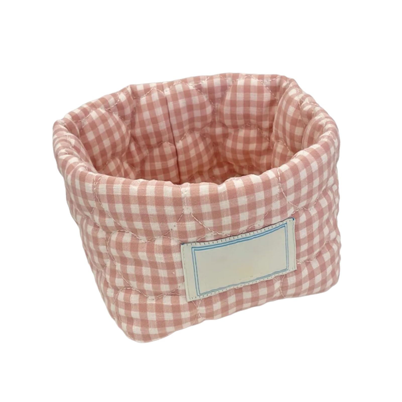Jazuaiao Pattern Storage Bin Multipurpose Cloth Organizers for Cosmetics Supplies Household Items Easy to Clean Linen Storage Basket