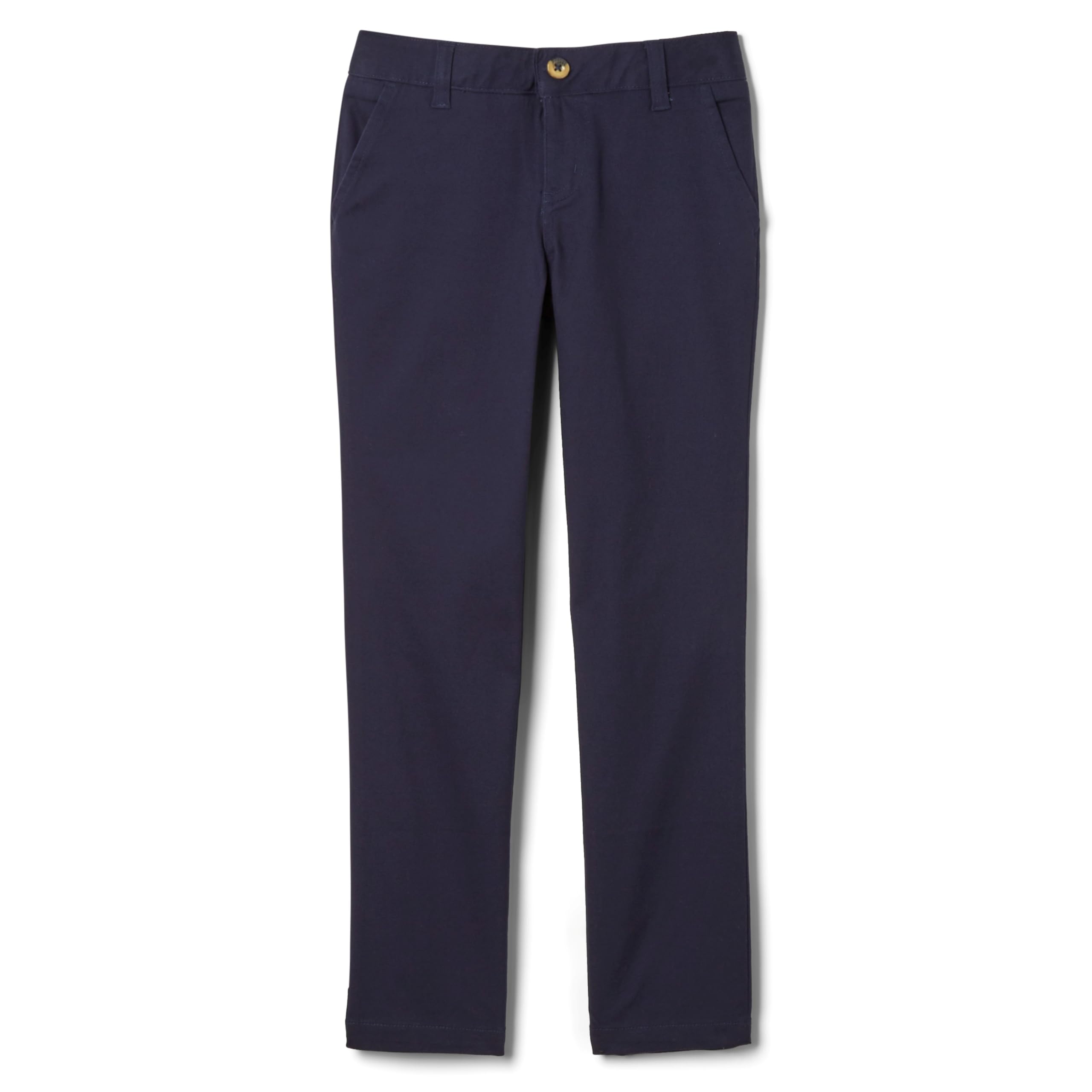 French Toast Girls' Basic Pants, Navy, 8 Years