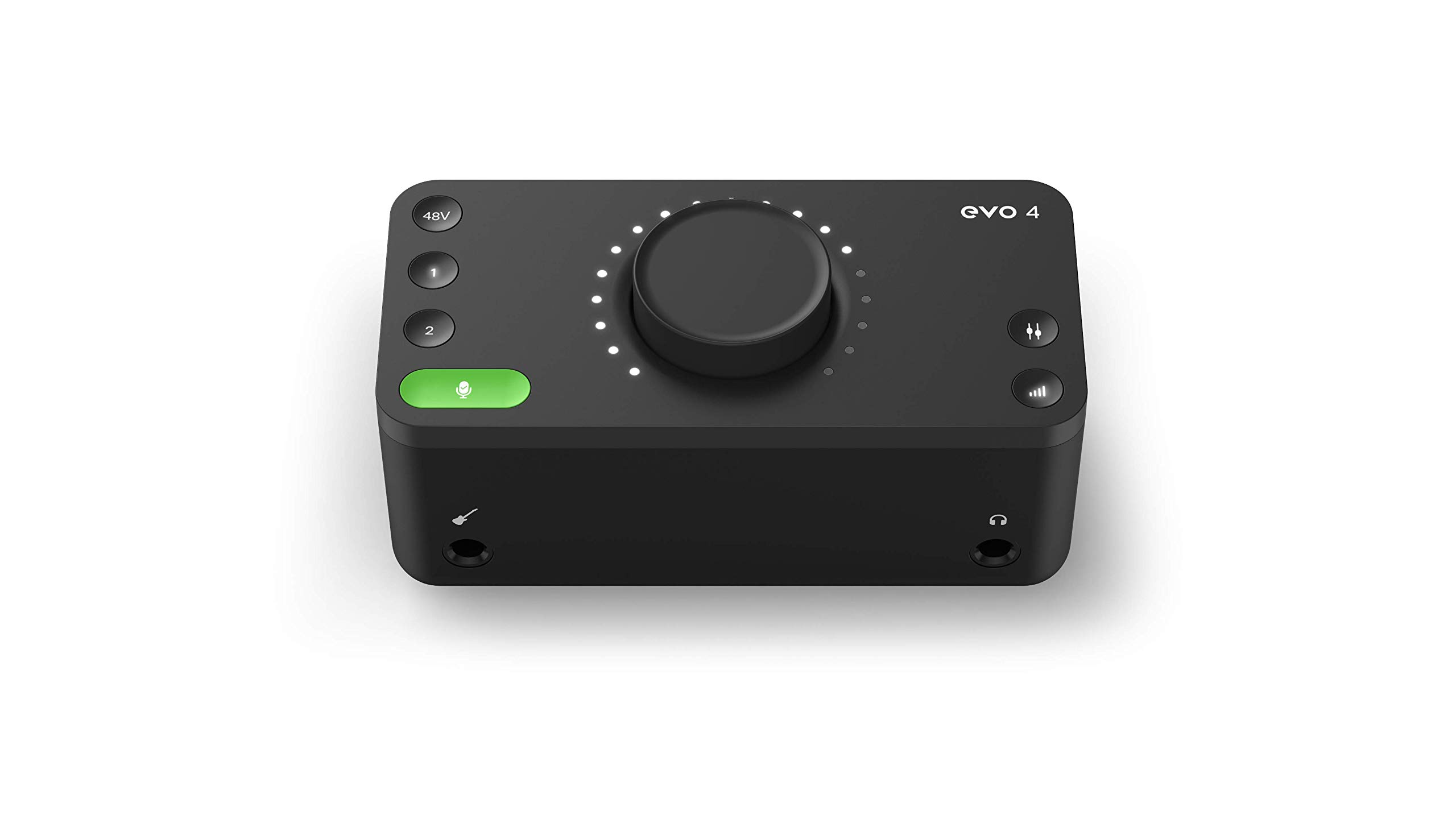 Audient EVO 4 Scheda audio USB, Audio Interface per la produzione di musica (2 in / 2 out) & Stagg SMC3XP Cavo S Serie da XLRf to Jack 6,3 mm, 3m, Nero