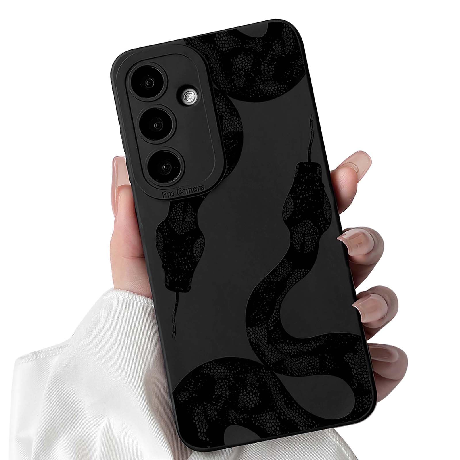 Lovmooful Compatible for Samsung Galaxy A14 5G Case Cute Cool Snake with Black Design for Girls Women Soft TPU Shockproof Protective Girly for Samsung