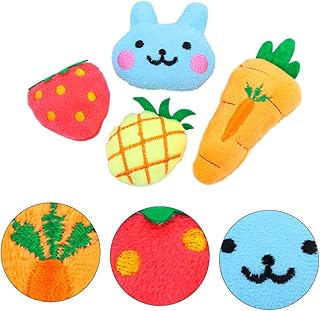 Ipetboom 4 Pçs Brinquedo De Gato Brinquedos De Pelúcia Para Gatos Brinquedos De Catnip Para Gatos Brinquedos Para Mastigar Para Gatos Internos Gato Nip Brinquedos Para Mastigar Dentição