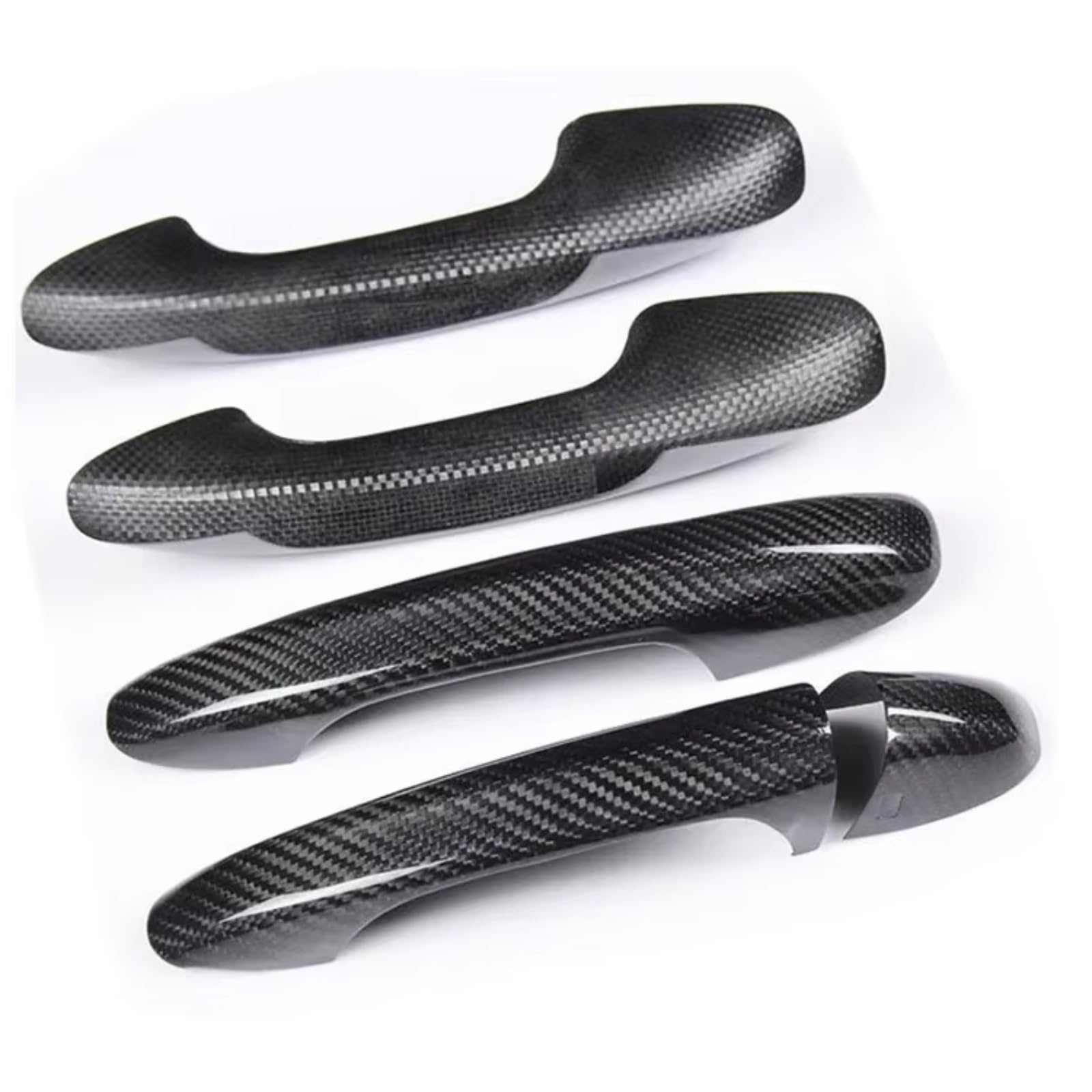 Rcuihgfb One Color Door Handle Shell Compatible With Benz For W177 2019-2025 For W205 W222 2014-2016 Car Exterior Door Handle Cover Trim Set(Lhd No Hole)