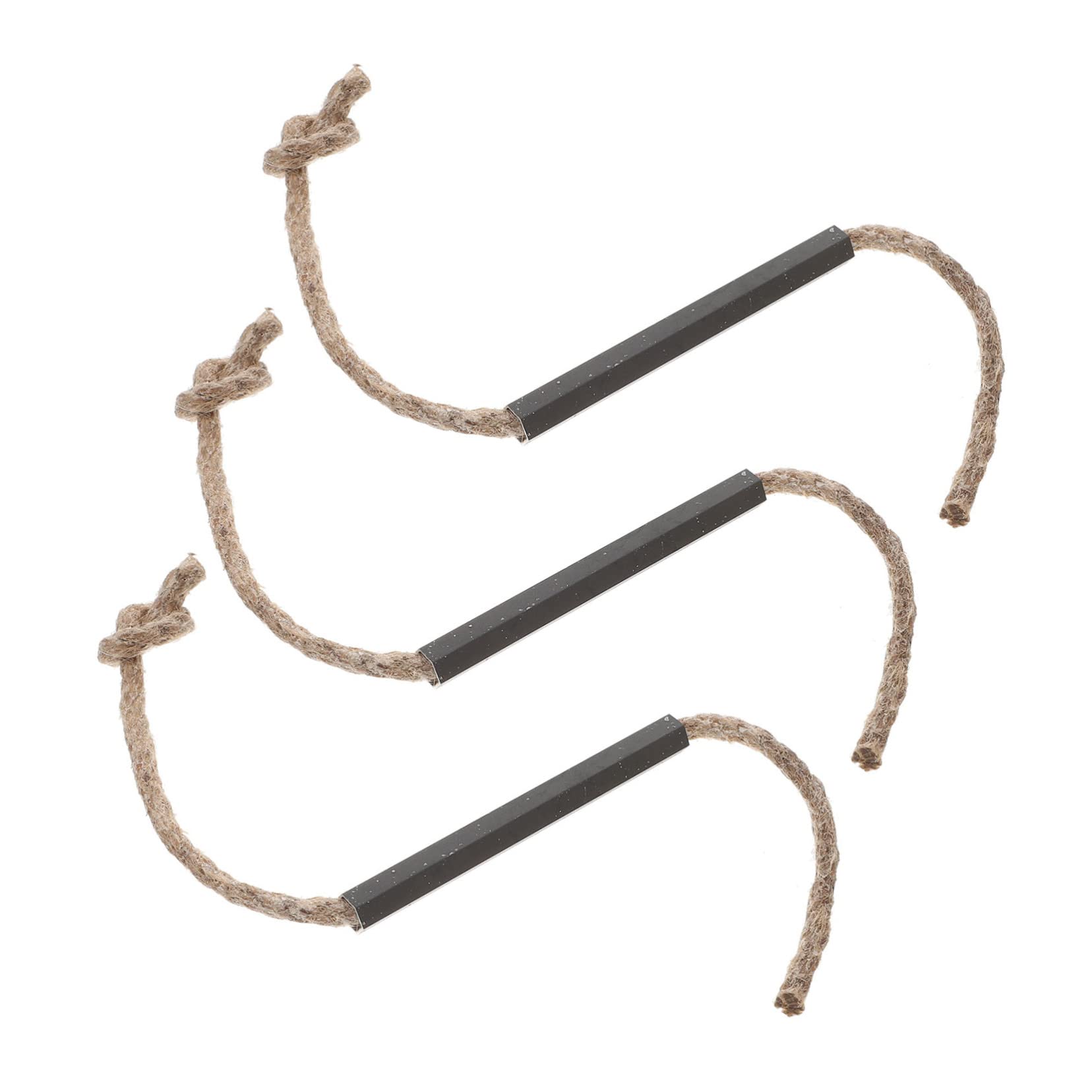 TOYANDONA 5 Series Cuerda De Cera De Abejas Cámping Firelighters Iniciador De De Pedernal Mecha Iniciador De De Campamento De Fósforo Aleación De Aluminio 3 Piezas X 5