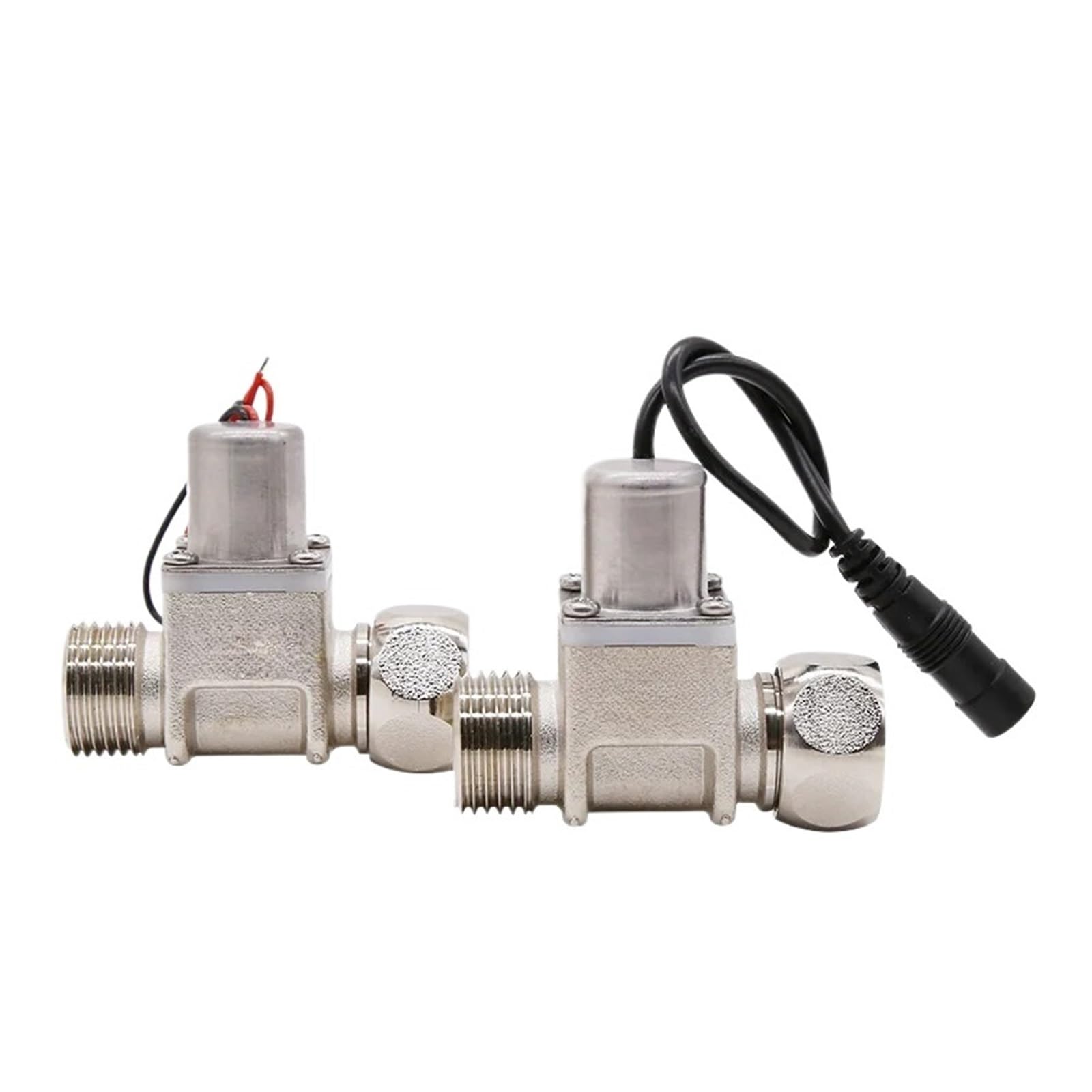 Llave de Paso Agua Válvula solenoide biestable de pulso, válvula agua potable, descarga inteligente 4 tubos(Waterproof wire)