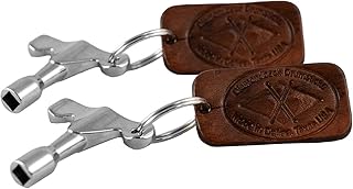 Diamondback Drumstick 2 Drum Keys with Leather Key Chain