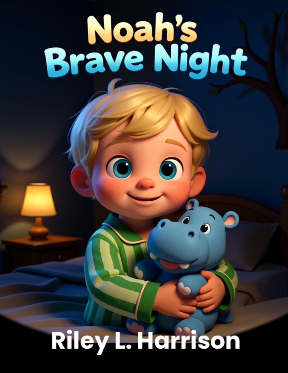 Noah's Brave Night: A Bedtime Story About Being Brave in the Dark (Brave Night Series by Riley L. Harrison)