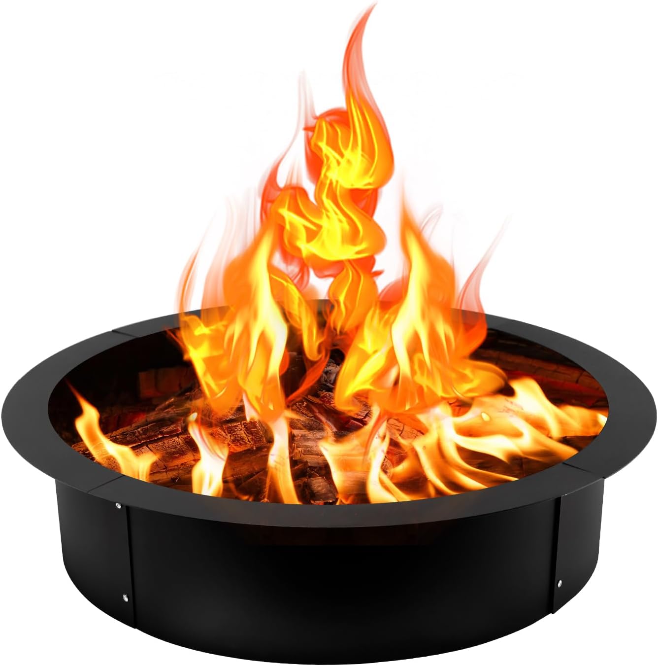 Fire Pit Ring, Fire Ring Insert DIY Campfire Liner, Heavy