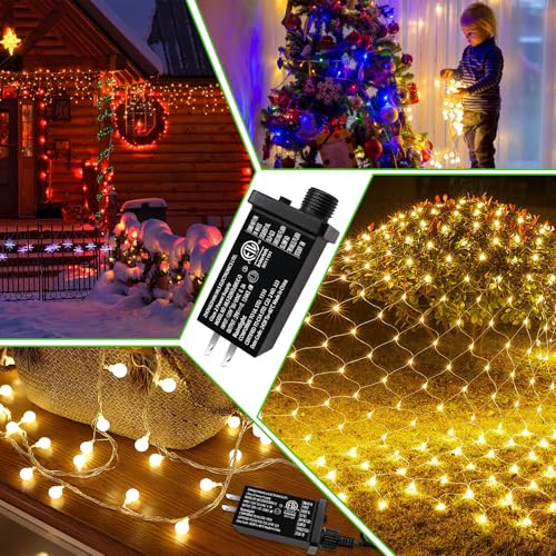 Image of Class 2 Power Supply 29V 3.6W LED Transformer Replacement with 8Modes and Memory Function IP44 Low Voltage Adapter for Christmas Tree String Light, Fairy Light, Net Light