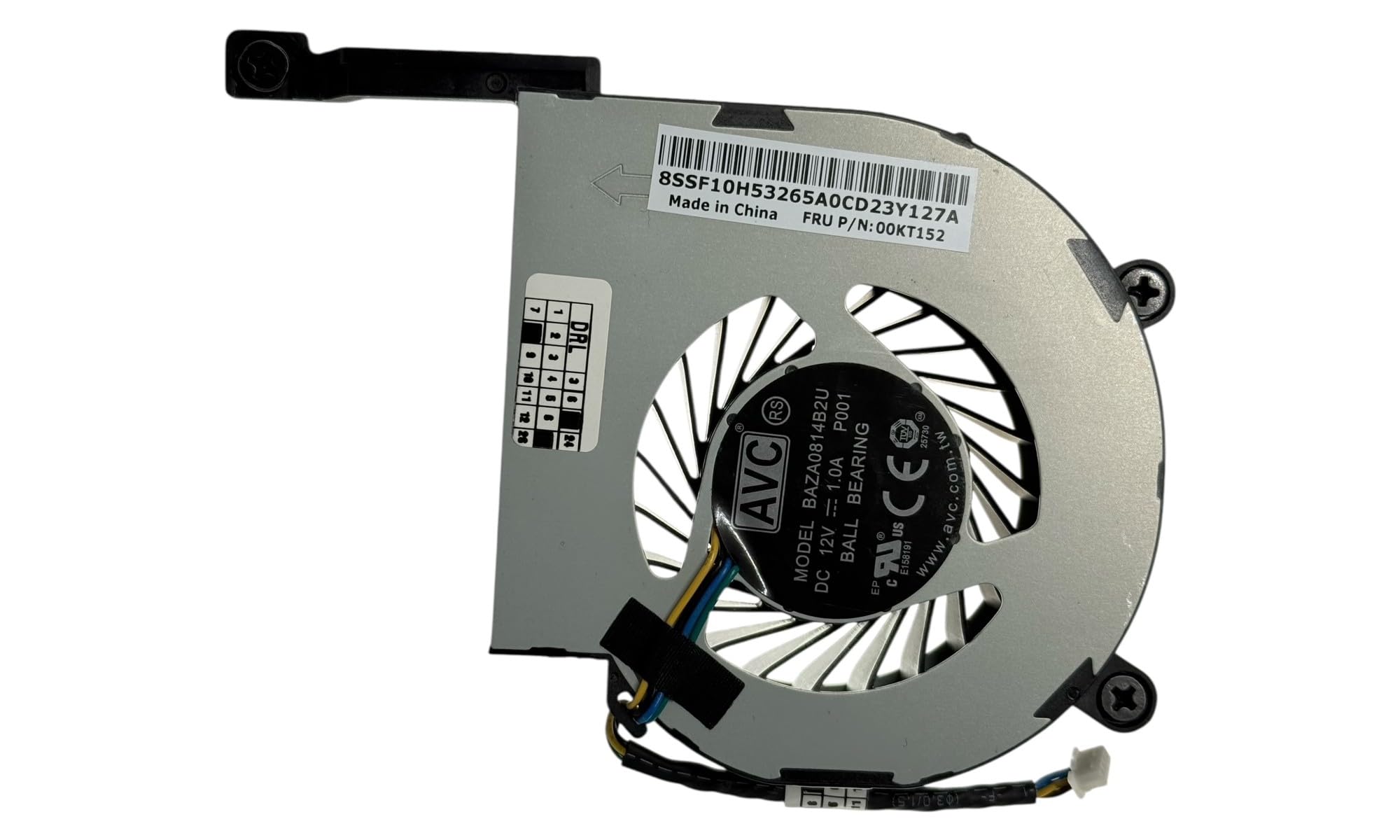 Ventilateur de processeur pour ordinateur de bureau Tiny Lenovo E50-05, ThinkCentre M73, M83, M93, M93p, M700, M715q 2ème génération, M900, PN : BAZA0814B2U P001, 00KT152, 03T9949