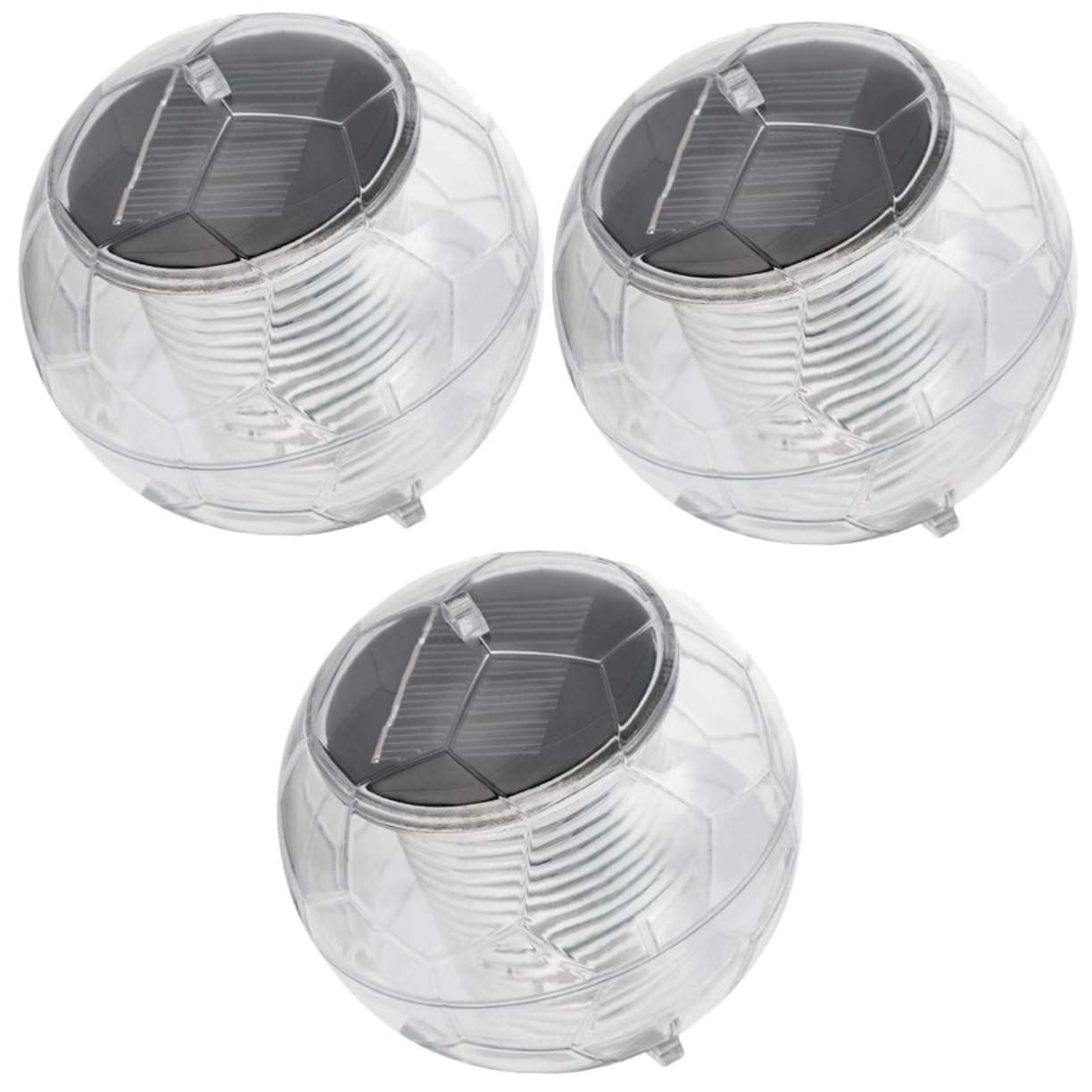 BESPORTBLE 3piezas Luces Flotantes Solares Led Para Piscina Iluminación Para Jardín y Decoración De Fiestas Acuáticas Diseño De Bola Para Estanques y Exteriores