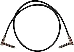 Cabo conector Ernie Ball Flat Ribbon P06228, 61 cm, preto