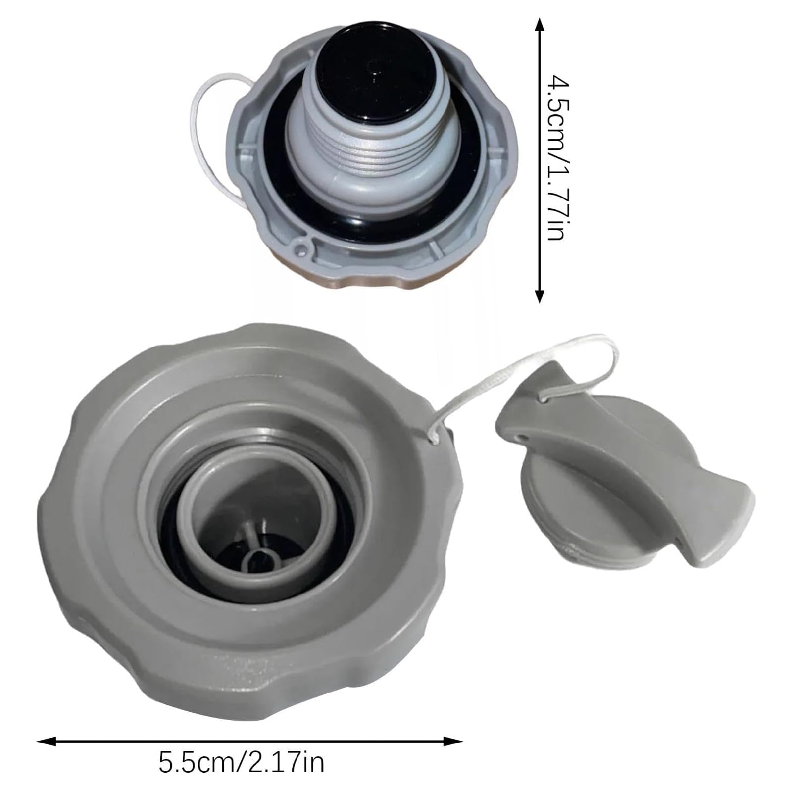 Bouchon de Valve d'air pour Jacuzzi Gonflable Bestway Airjet Saluspa Lay Z, Remplacement P05767