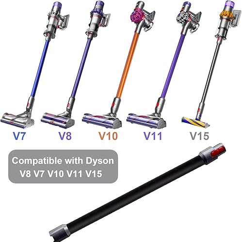 Miniatura 2 de GYLBF Varita de liberación rápida compatible con aspiradoras Dyson V15 V11 V10 V8 V7, tubo de extensión de accesorio para aspiradoras, 28.3 pulgadas