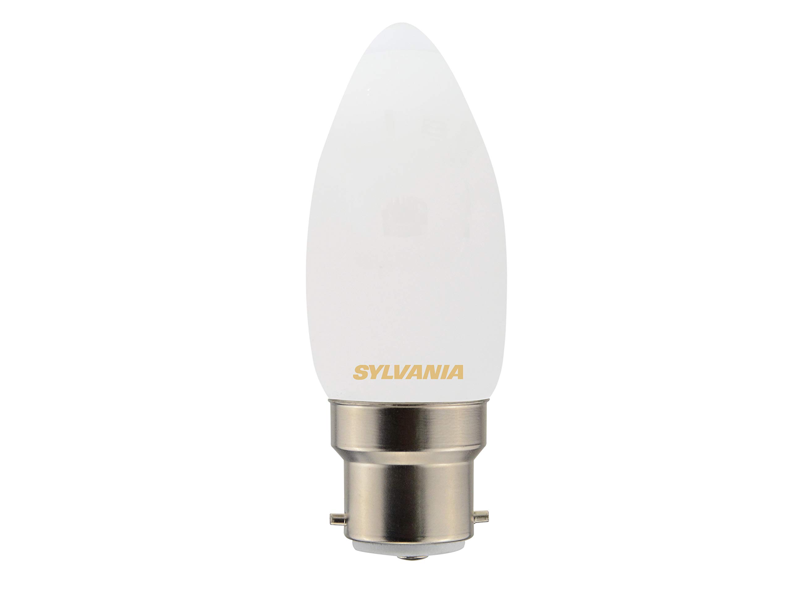 Sylvania Homelight 0027285 Toledo Retro Candle Led Lamp, Glass, Home Light, B22, 4 Watts