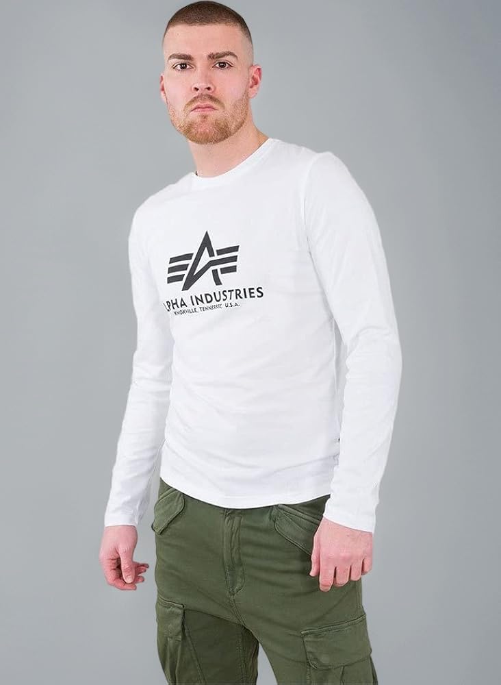 ALPHA INDUSTRIES Camiseta De Caucho Basic T Para Hombre