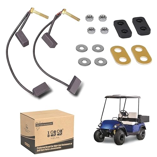 10L0L Kit de cepillo de motor de carrito de golf para Yamaha G8 G9 G14 G16 y Club Car Electric 1994 en adelante y, carrito de golf eléctrico GE, kit