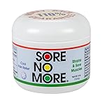 Sore No More Cool Relieving Gel for Aches & Pains in Muscles & Joints associated with Strains, Bruises & Sprains | Absorbs Quickly with a Refreshing Lemon Aroma | 4 oz Jar