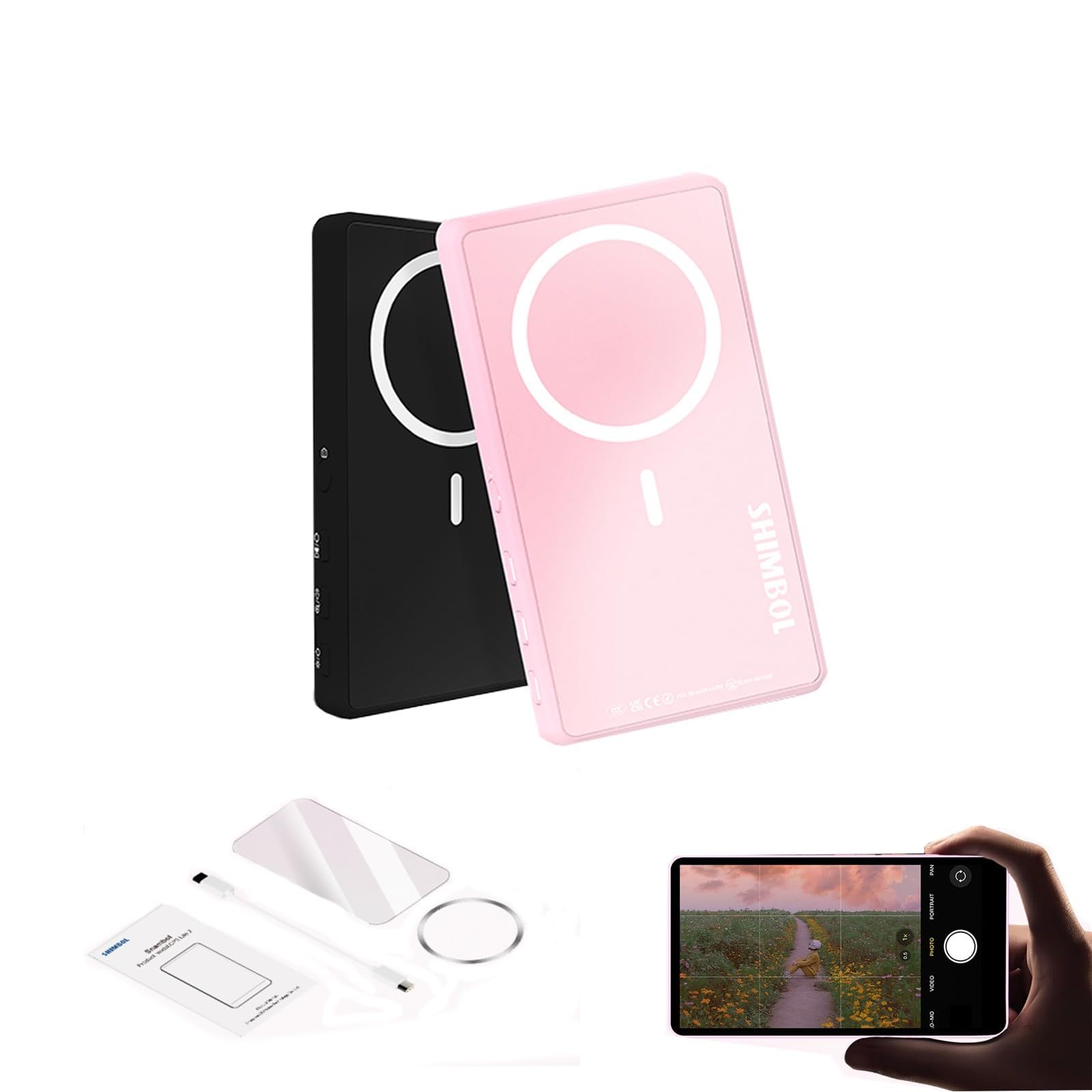 Amazon.co.jp: Shimbol CP5 Lite II 磁気式ワイヤ自撮りモニター,5