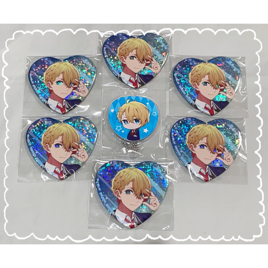推しの子 星野アクア ホログラム ハート缶バッジ Amazon | 推しの子 ハート型ホログラム缶バッジ 星野アクア 5点