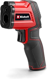 Einhell Infrarot-Thermometer TC-IT 550 (-50 bis +550 °C, 3 Emissionsgrade einstellbar, LCD-Display mit Hintergrundbeleuchtung, Messungen in °C und °F)