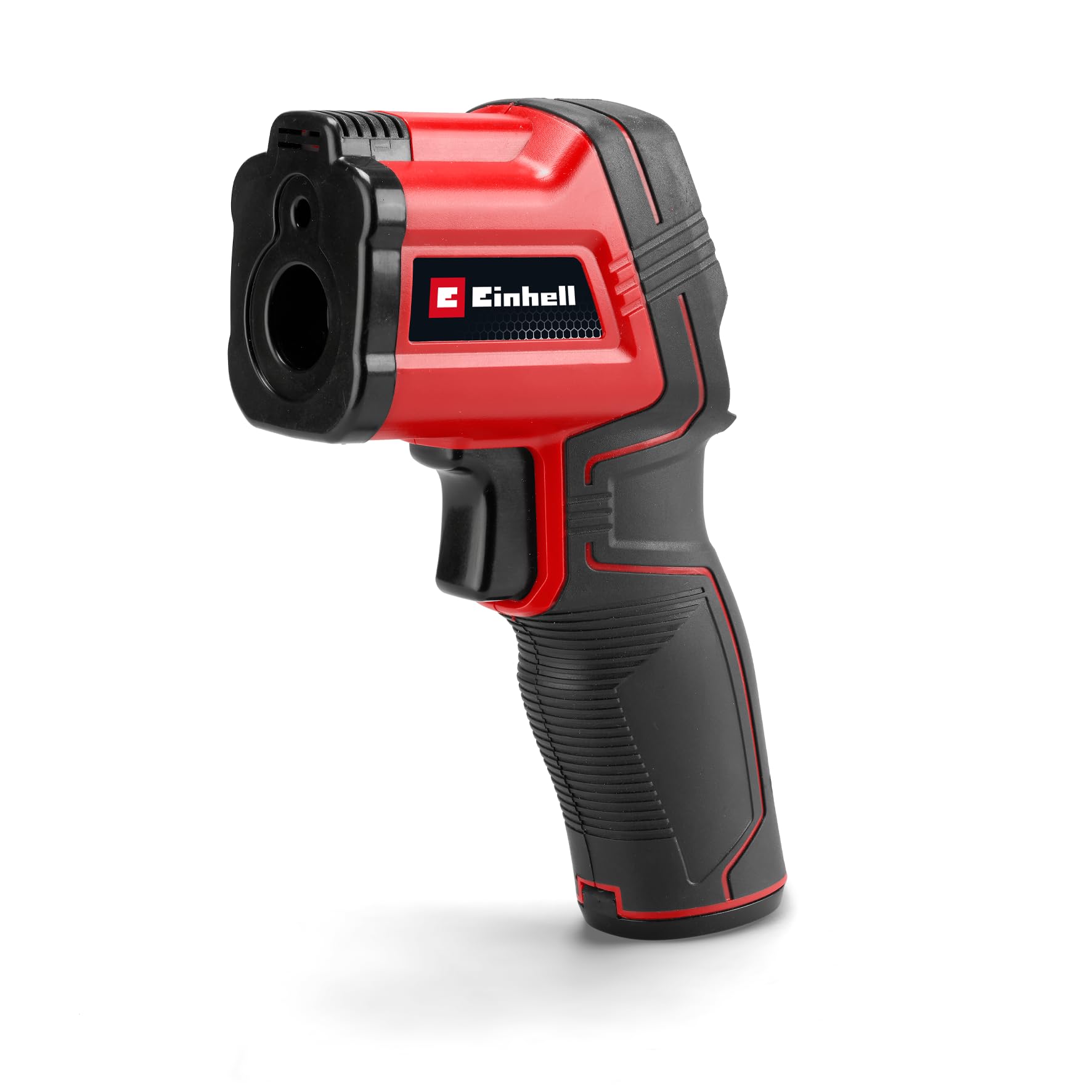 Einhell termómetro de infrarrojos TC-IT 550 (-50 a +550 °C, 3 grados de emisión ajustables, pantalla LCD con retroiluminación, mediciones en °C y °F)