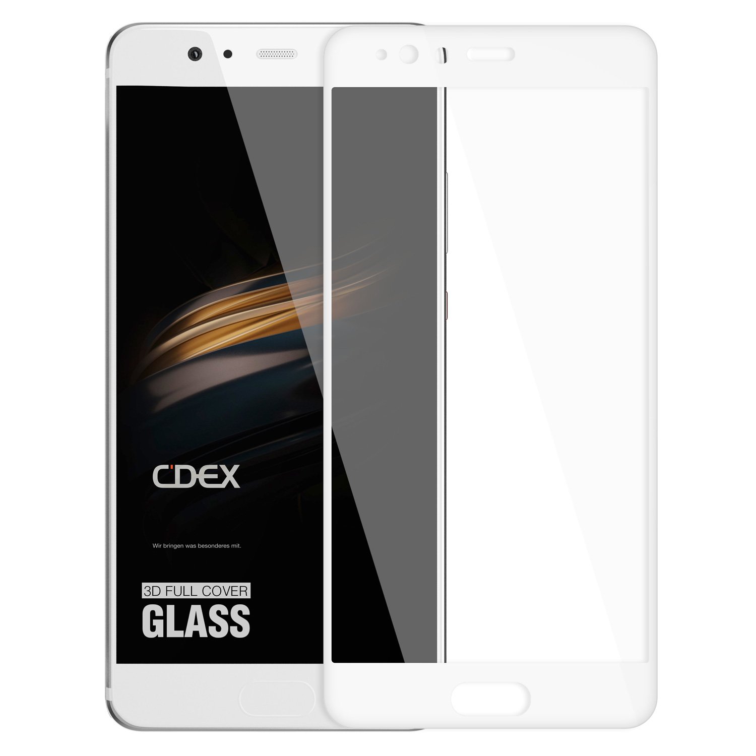 Pellicola Protettiva 3D In Vetro Temperato 9H Per Huawei P10 - Copertura Completa, Anti-impronta