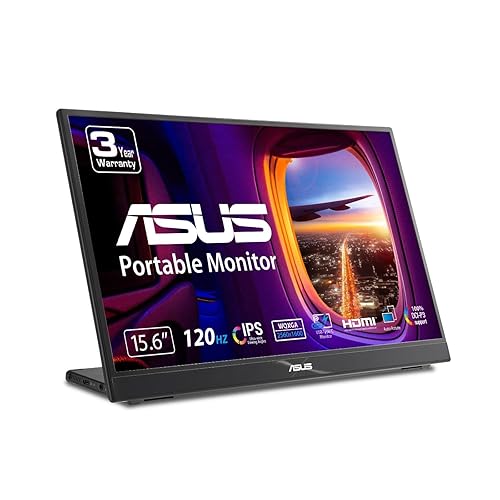 ASUS 16" Portable Monitor - WQXGA, 120Hz, IPS, USB-C/HDMI, DisplayHDRTM