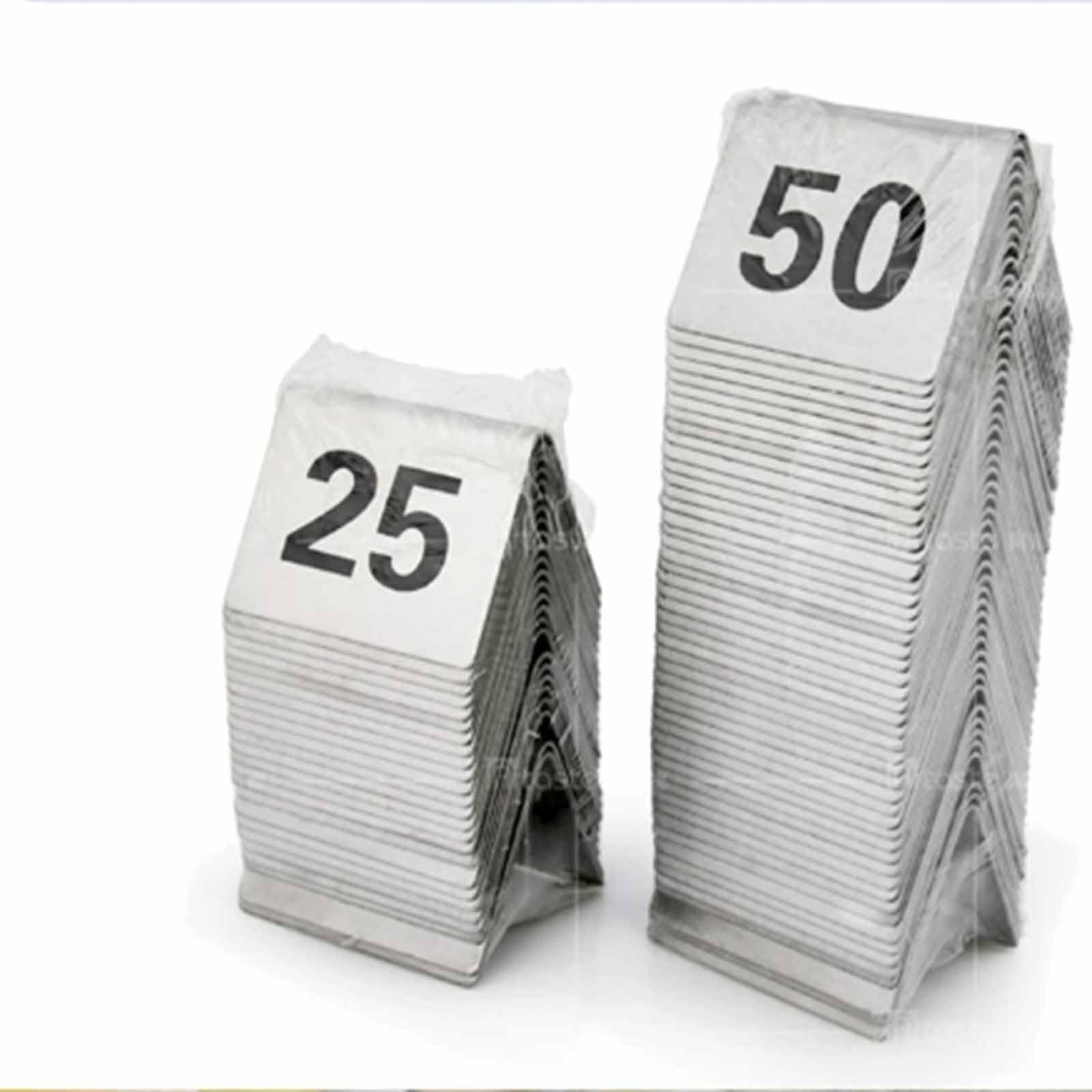 Stainless Steel Restaurant Table Number Sign
