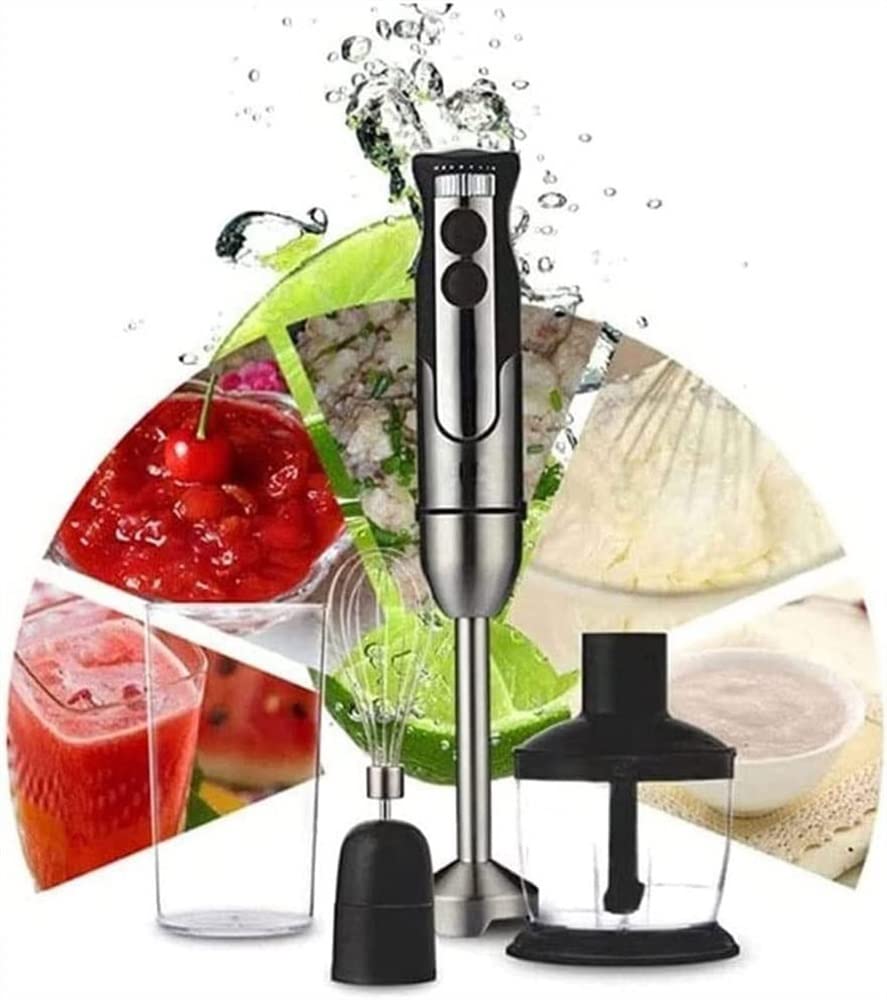 Blender ręczny, elektryczny blender ręczny, blender ręczny zanurzeniowy, mikser ręczny, ostrza ze stali nierdzewnej, idealny do zup, koktajli, przecierów, jedzenia dla niemowląt