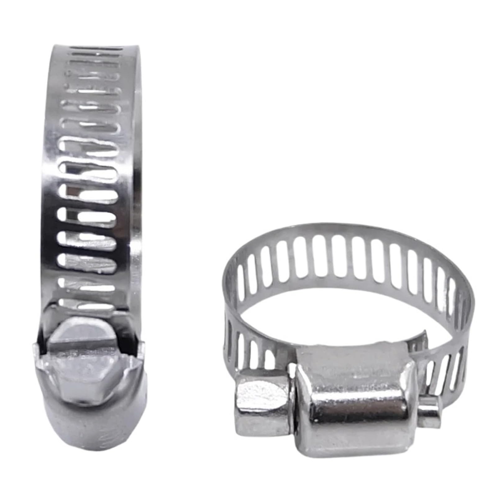 Nodrest 91-114Mm - (10Pcs) 10Pcs Adjustable Hose Clamps 304 Stainless Steel Hoop 6Mm-311Mm Screw Band Car Fuel Pipe Clips Worm Gear Clip Fixed Tools