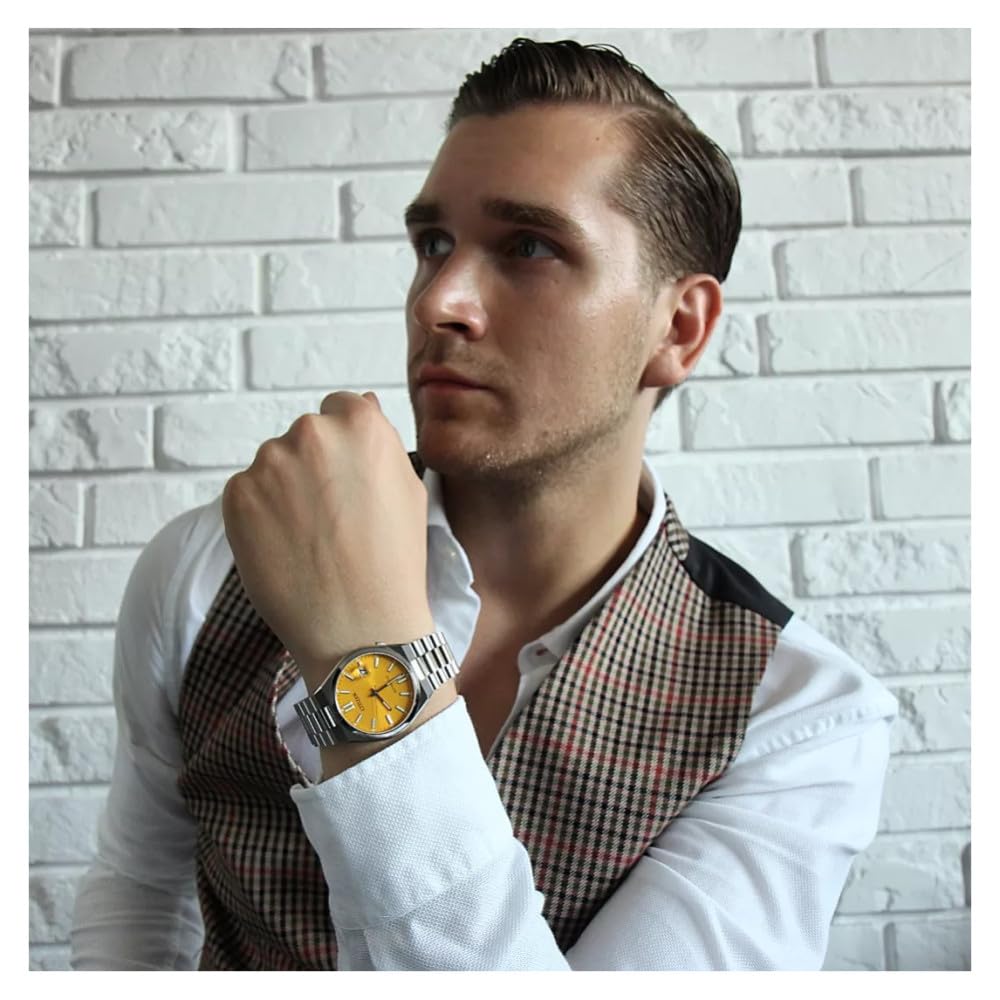 Citizen - Reloj para Hombre, analógico, automático, con Correa de Acero Inoxidable Tsuyosa